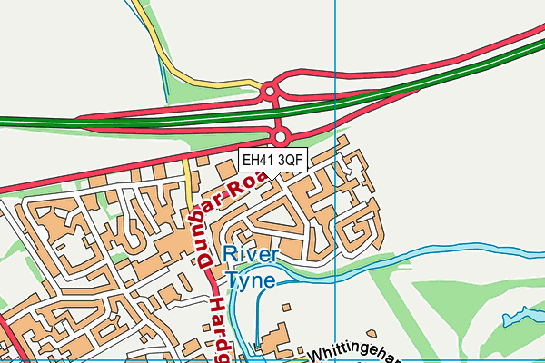 EH41 3QF map - OS VectorMap District (Ordnance Survey) EH41 3QF map - OS VectorMap District (Ordnance Survey)