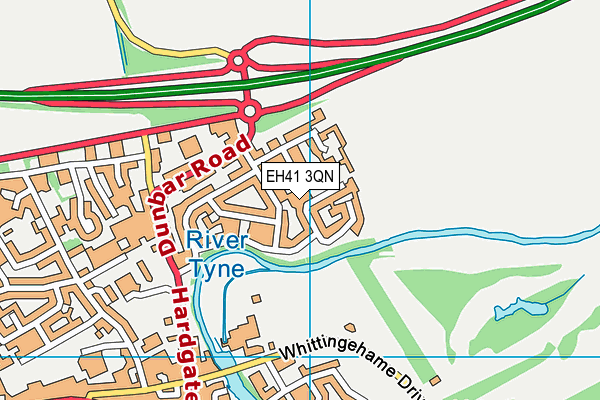 EH41 3QN map - OS VectorMap District (Ordnance Survey) EH41 3QN map - OS VectorMap District (Ordnance Survey)