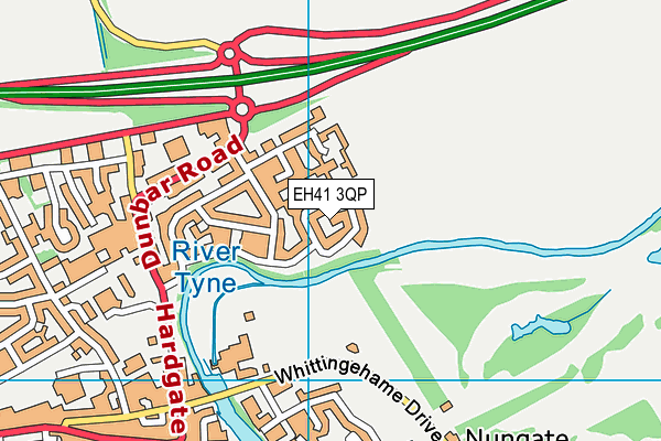 EH41 3QP map - OS VectorMap District (Ordnance Survey) EH41 3QP map - OS VectorMap District (Ordnance Survey)