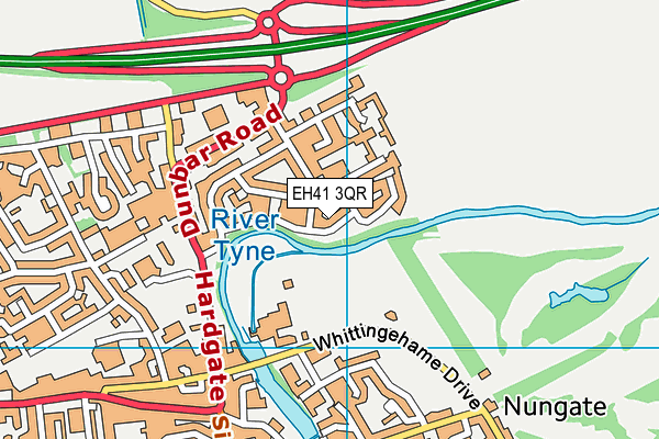 EH41 3QR map - OS VectorMap District (Ordnance Survey) EH41 3QR map - OS VectorMap District (Ordnance Survey)