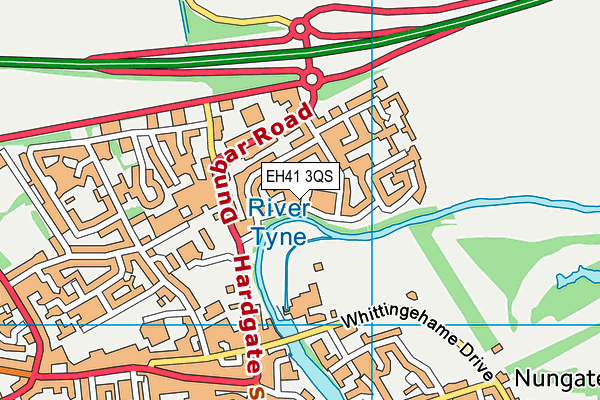 EH41 3QS map - OS VectorMap District (Ordnance Survey) EH41 3QS map - OS VectorMap District (Ordnance Survey)