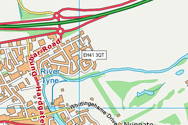 EH41 3QT map - OS VectorMap District (Ordnance Survey) EH41 3QT map - OS VectorMap District (Ordnance Survey)