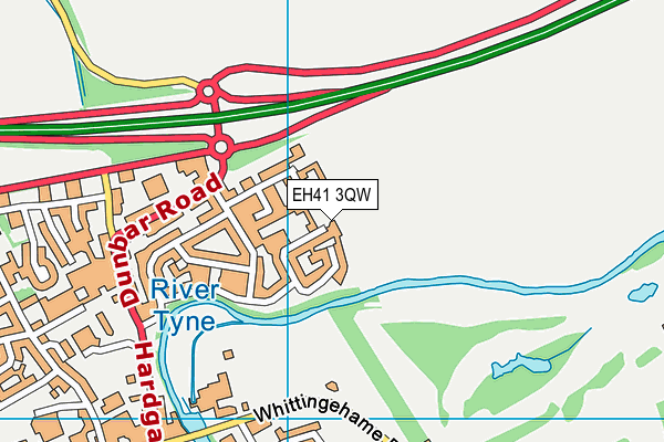 EH41 3QW map - OS VectorMap District (Ordnance Survey) EH41 3QW map - OS VectorMap District (Ordnance Survey)
