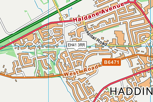EH41 3RR map - OS VectorMap District (Ordnance Survey) EH41 3RR map - OS VectorMap District (Ordnance Survey)