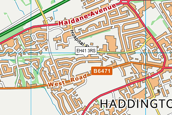 EH41 3RS map - OS VectorMap District (Ordnance Survey) EH41 3RS map - OS VectorMap District (Ordnance Survey)