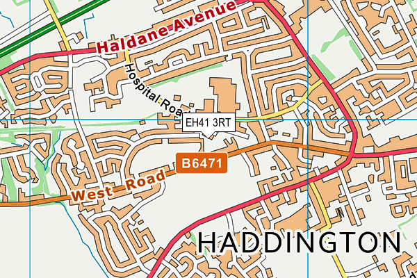 EH41 3RT map - OS VectorMap District (Ordnance Survey) EH41 3RT map - OS VectorMap District (Ordnance Survey)