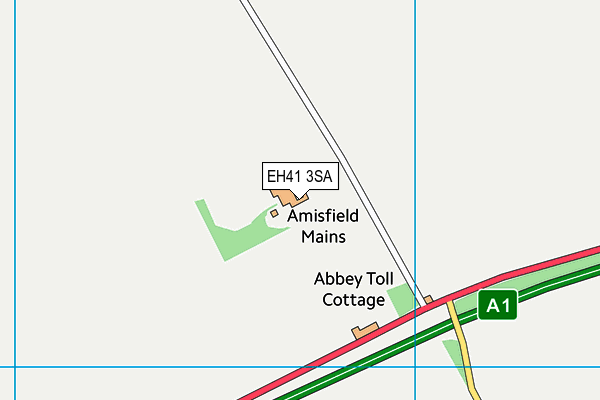 EH41 3SA map - OS VectorMap District (Ordnance Survey) EH41 3SA map - OS VectorMap District (Ordnance Survey)