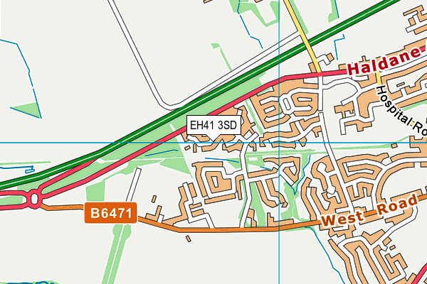 EH41 3SD map - OS VectorMap District (Ordnance Survey) EH41 3SD map - OS VectorMap District (Ordnance Survey)