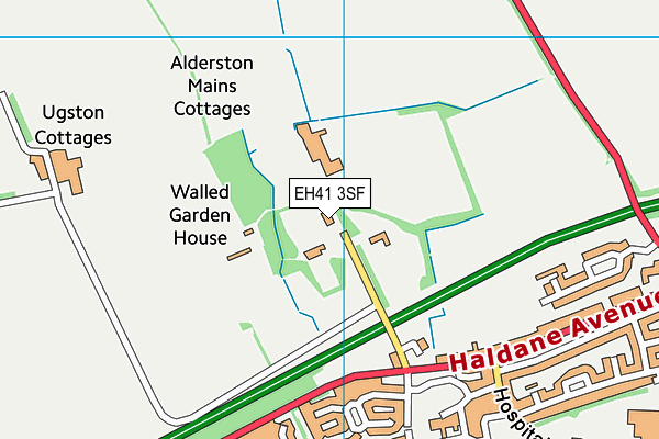 EH41 3SF map - OS VectorMap District (Ordnance Survey) EH41 3SF map - OS VectorMap District (Ordnance Survey)