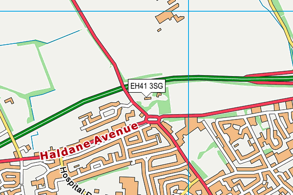 EH41 3SG map - OS VectorMap District (Ordnance Survey) EH41 3SG map - OS VectorMap District (Ordnance Survey)