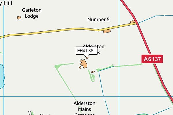 EH41 3SL map - OS VectorMap District (Ordnance Survey) EH41 3SL map - OS VectorMap District (Ordnance Survey)