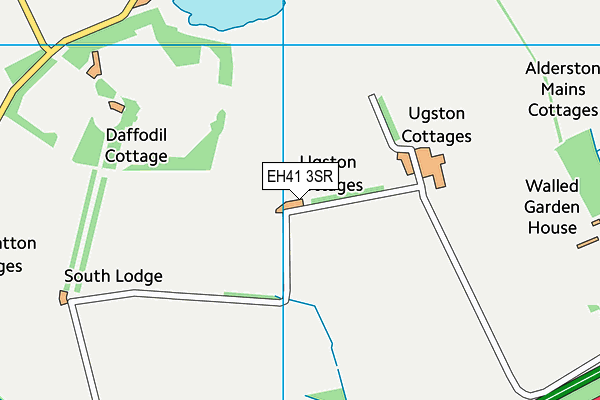 EH41 3SR map - OS VectorMap District (Ordnance Survey) EH41 3SR map - OS VectorMap District (Ordnance Survey)
