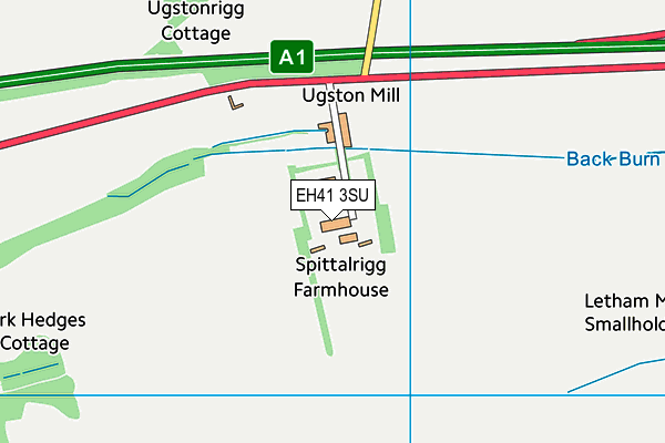 EH41 3SU map - OS VectorMap District (Ordnance Survey) EH41 3SU map - OS VectorMap District (Ordnance Survey)