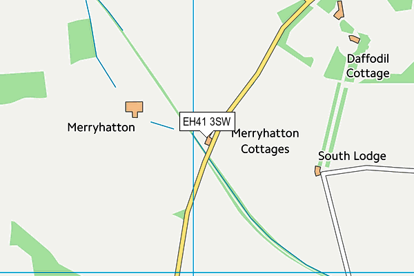 EH41 3SW map - OS VectorMap District (Ordnance Survey) EH41 3SW map - OS VectorMap District (Ordnance Survey)