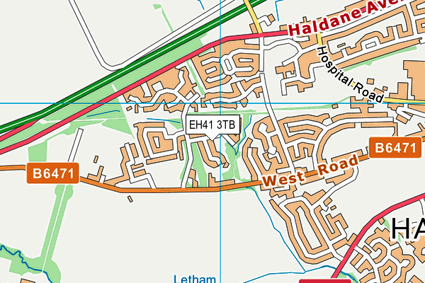 EH41 3TB map - OS VectorMap District (Ordnance Survey) EH41 3TB map - OS VectorMap District (Ordnance Survey)