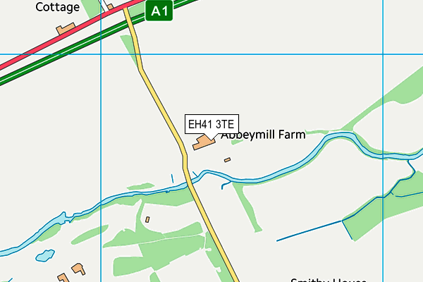 EH41 3TE map - OS VectorMap District (Ordnance Survey) EH41 3TE map - OS VectorMap District (Ordnance Survey)