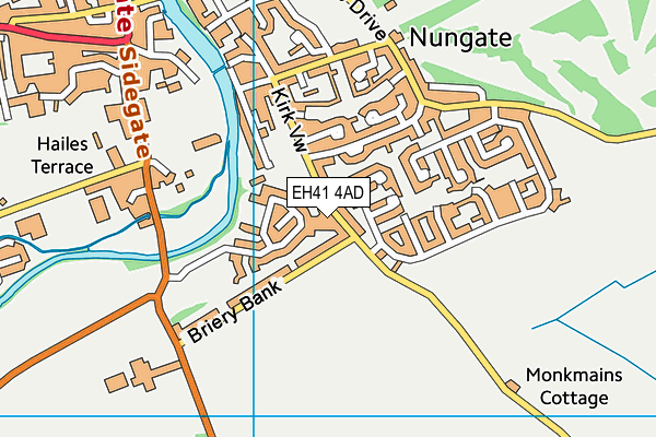EH41 4AD map - OS VectorMap District (Ordnance Survey) EH41 4AD map - OS VectorMap District (Ordnance Survey)