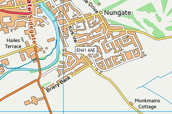 EH41 4AE map - OS VectorMap District (Ordnance Survey) EH41 4AE map - OS VectorMap District (Ordnance Survey)