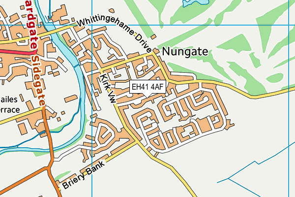 EH41 4AF map - OS VectorMap District (Ordnance Survey) EH41 4AF map - OS VectorMap District (Ordnance Survey)