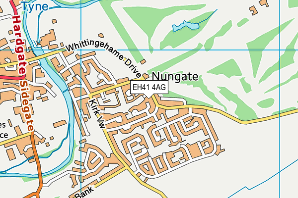 EH41 4AG map - OS VectorMap District (Ordnance Survey) EH41 4AG map - OS VectorMap District (Ordnance Survey)