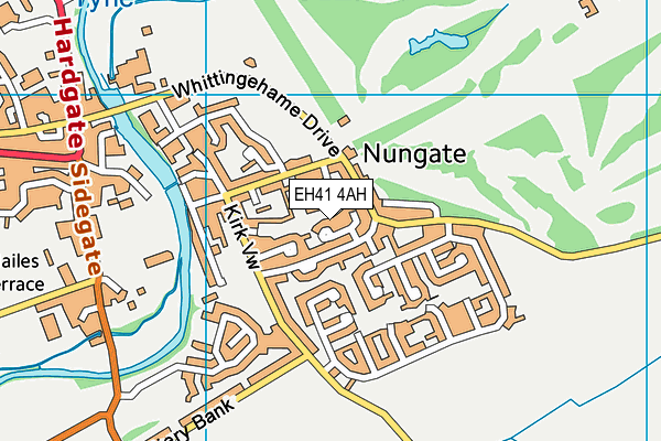 EH41 4AH map - OS VectorMap District (Ordnance Survey) EH41 4AH map - OS VectorMap District (Ordnance Survey)
