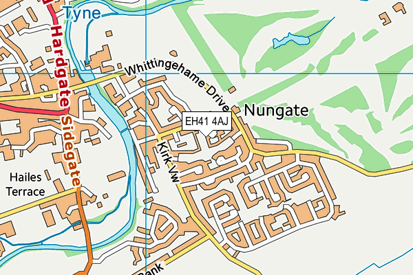 EH41 4AJ map - OS VectorMap District (Ordnance Survey) EH41 4AJ map - OS VectorMap District (Ordnance Survey)