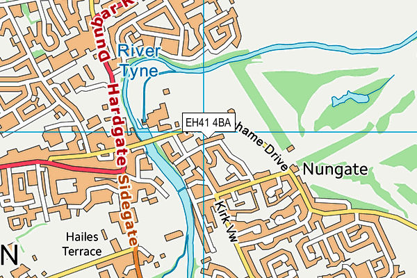 EH41 4BA map - OS VectorMap District (Ordnance Survey) EH41 4BA map - OS VectorMap District (Ordnance Survey)