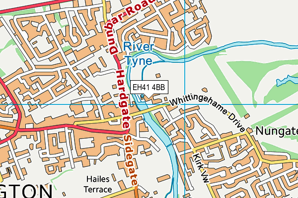 EH41 4BB map - OS VectorMap District (Ordnance Survey) EH41 4BB map - OS VectorMap District (Ordnance Survey)