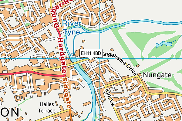 EH41 4BD map - OS VectorMap District (Ordnance Survey) EH41 4BD map - OS VectorMap District (Ordnance Survey)