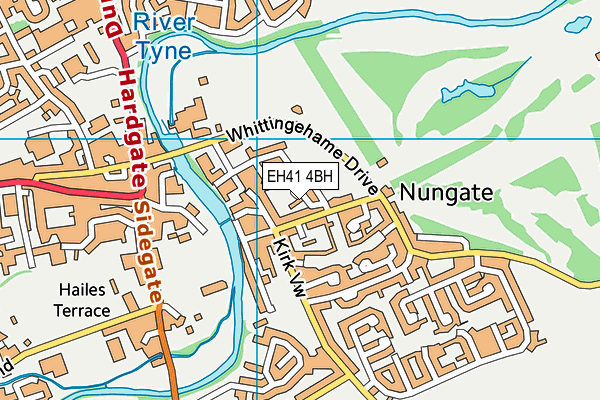 EH41 4BH map - OS VectorMap District (Ordnance Survey) EH41 4BH map - OS VectorMap District (Ordnance Survey)