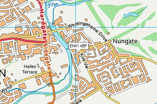 EH41 4BP map - OS VectorMap District (Ordnance Survey) EH41 4BP map - OS VectorMap District (Ordnance Survey)
