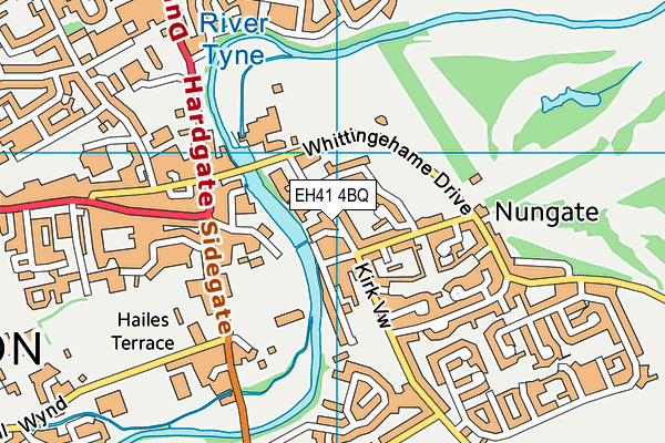 EH41 4BQ map - OS VectorMap District (Ordnance Survey) EH41 4BQ map - OS VectorMap District (Ordnance Survey)