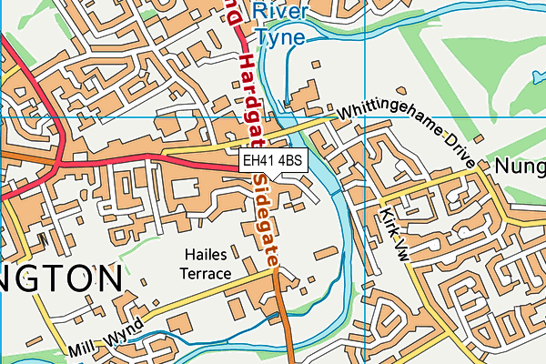 EH41 4BS map - OS VectorMap District (Ordnance Survey) EH41 4BS map - OS VectorMap District (Ordnance Survey)