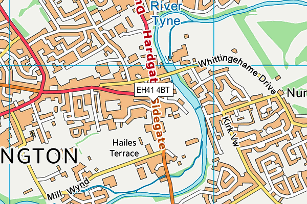 EH41 4BT map - OS VectorMap District (Ordnance Survey) EH41 4BT map - OS VectorMap District (Ordnance Survey)