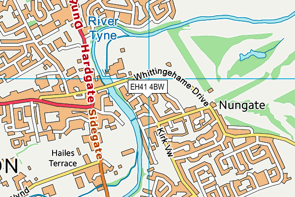 EH41 4BW map - OS VectorMap District (Ordnance Survey) EH41 4BW map - OS VectorMap District (Ordnance Survey)