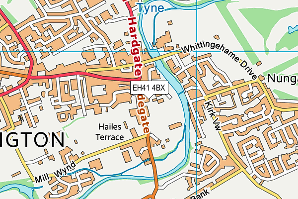 EH41 4BX map - OS VectorMap District (Ordnance Survey) EH41 4BX map - OS VectorMap District (Ordnance Survey)