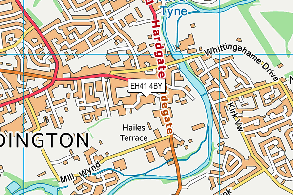 EH41 4BY map - OS VectorMap District (Ordnance Survey) EH41 4BY map - OS VectorMap District (Ordnance Survey)