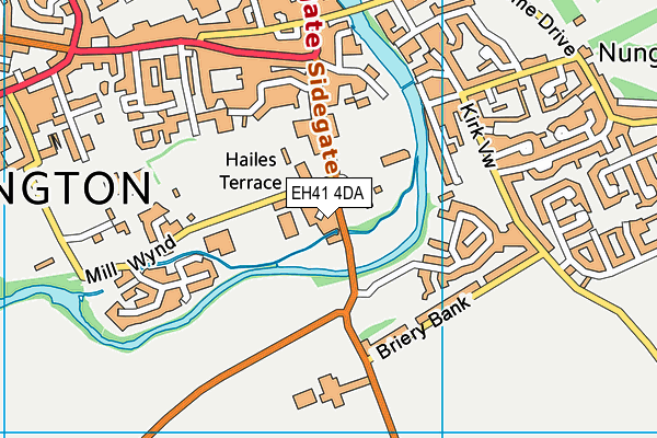 EH41 4DA map - OS VectorMap District (Ordnance Survey) EH41 4DA map - OS VectorMap District (Ordnance Survey)