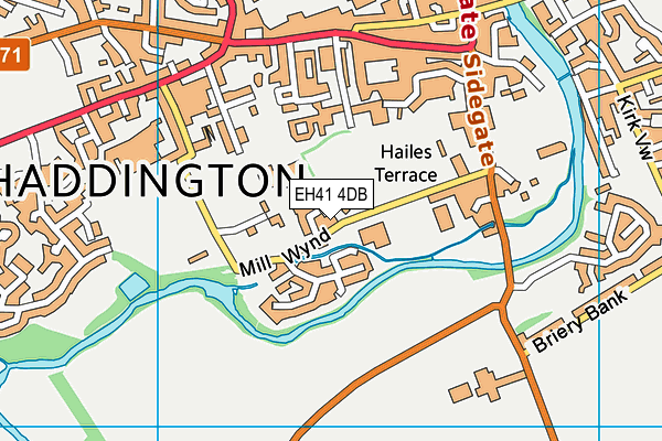 EH41 4DB map - OS VectorMap District (Ordnance Survey) EH41 4DB map - OS VectorMap District (Ordnance Survey)