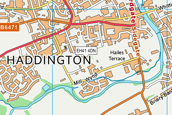 EH41 4DN map - OS VectorMap District (Ordnance Survey) EH41 4DN map - OS VectorMap District (Ordnance Survey)