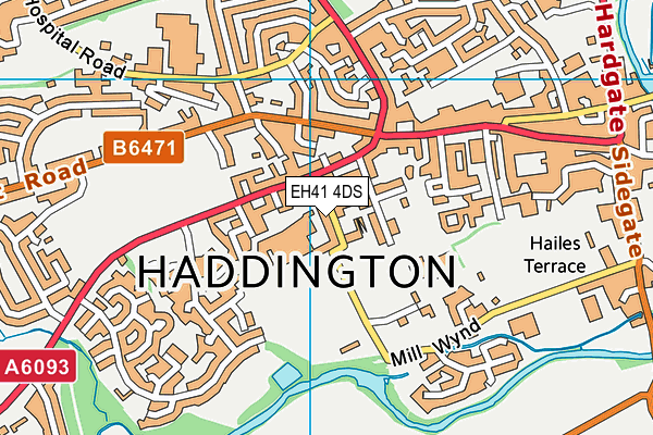 EH41 4DS map - OS VectorMap District (Ordnance Survey) EH41 4DS map - OS VectorMap District (Ordnance Survey)