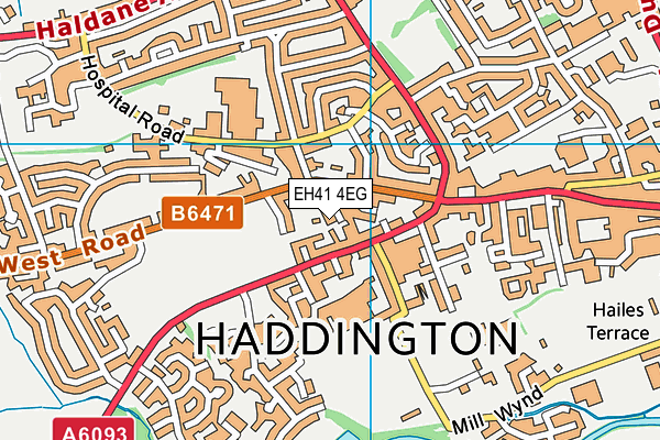 EH41 4EG map - OS VectorMap District (Ordnance Survey) EH41 4EG map - OS VectorMap District (Ordnance Survey)