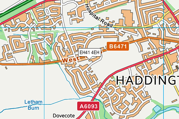 EH41 4EH map - OS VectorMap District (Ordnance Survey) EH41 4EH map - OS VectorMap District (Ordnance Survey)