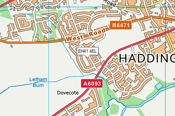 EH41 4EL map - OS VectorMap District (Ordnance Survey) EH41 4EL map - OS VectorMap District (Ordnance Survey)