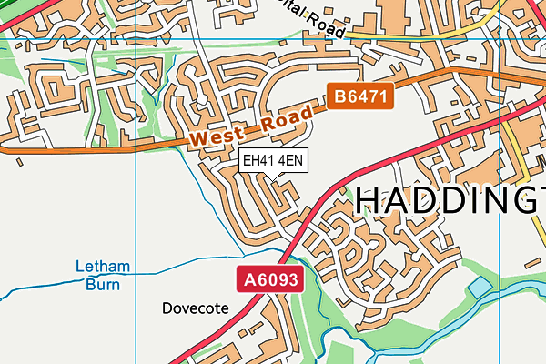 EH41 4EN map - OS VectorMap District (Ordnance Survey) EH41 4EN map - OS VectorMap District (Ordnance Survey)