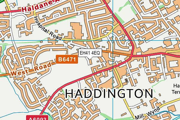 EH41 4EQ map - OS VectorMap District (Ordnance Survey) EH41 4EQ map - OS VectorMap District (Ordnance Survey)