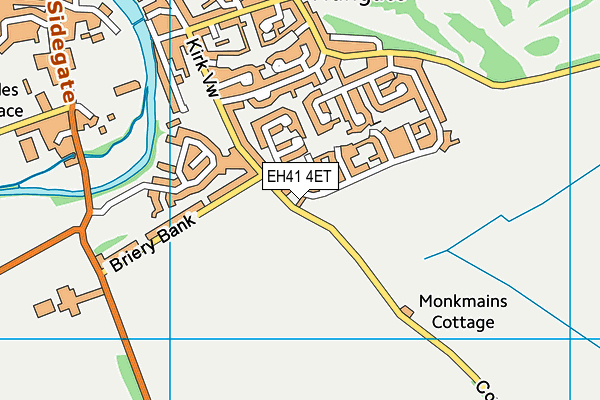 EH41 4ET map - OS VectorMap District (Ordnance Survey) EH41 4ET map - OS VectorMap District (Ordnance Survey)