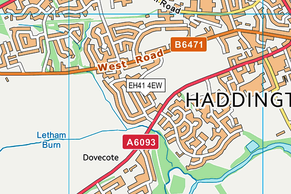 EH41 4EW map - OS VectorMap District (Ordnance Survey) EH41 4EW map - OS VectorMap District (Ordnance Survey)