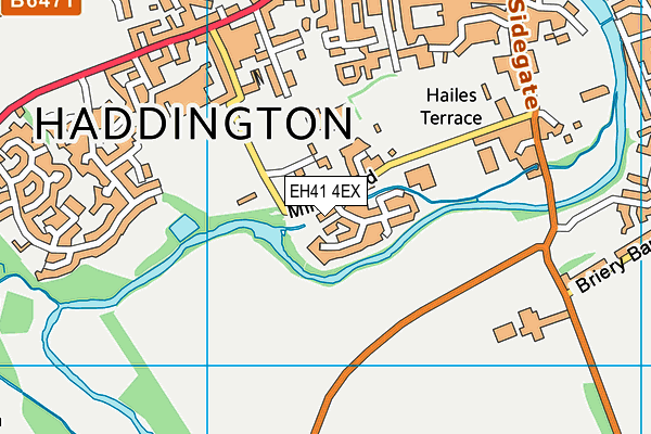 EH41 4EX map - OS VectorMap District (Ordnance Survey)