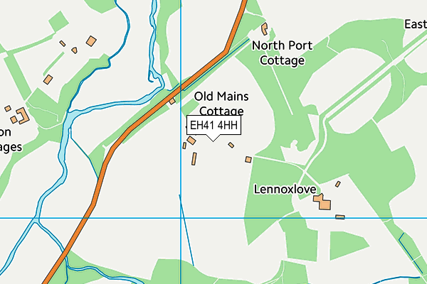 EH41 4HH map - OS VectorMap District (Ordnance Survey) EH41 4HH map - OS VectorMap District (Ordnance Survey)